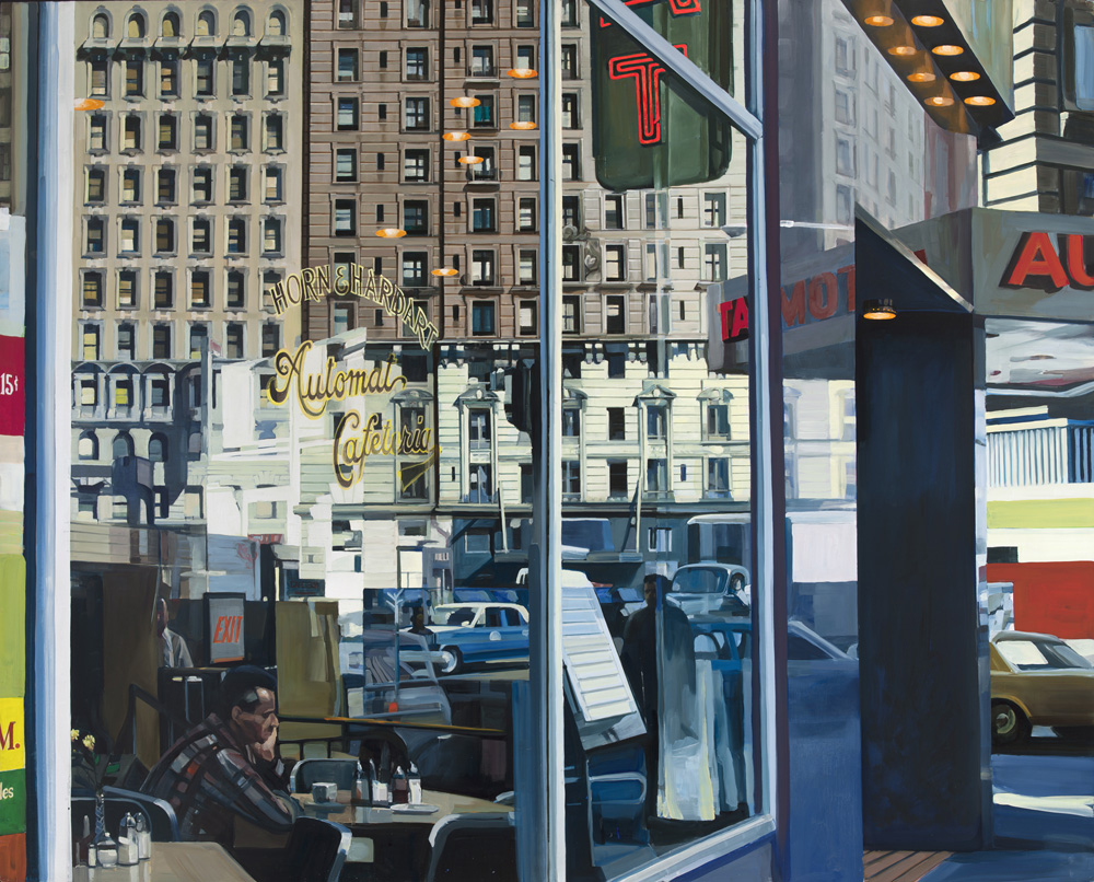 Horn and Hardart Automat (1967): Oil on Masonite 48 x 60 in. Private collection Photo by Luc Demers