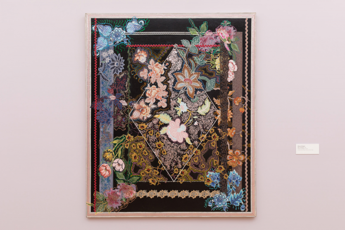 Installation view of <em>Surface/Depth: The Decorative After Miriam Schapiro</em> 