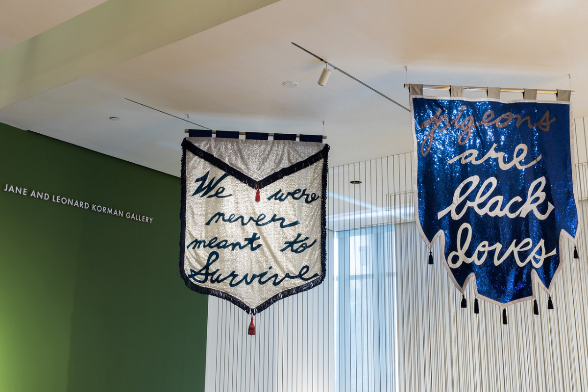 Installation view of <em>Unpacking the Green Book: Travel and Segregation in Jim Crow America</em> 