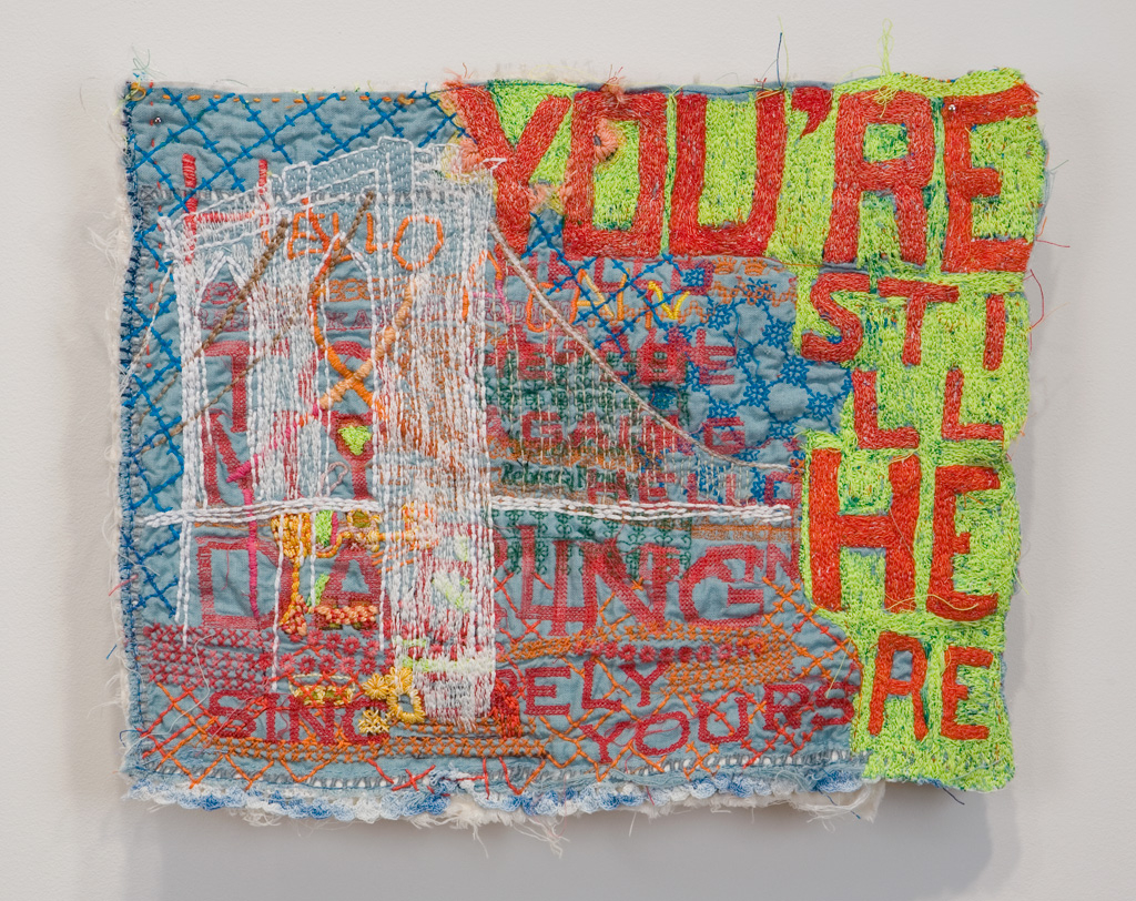  Adjustment Period, 2011, Machine Stitching and Hand Embroidery