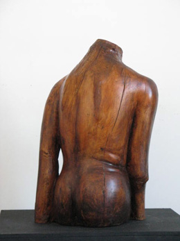 Worn-Out Lady: Worn-Out Lady, 2010, carved wood